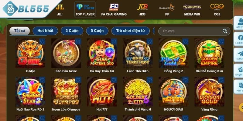 Đối tác chất lượng cao của sảnh Nổ Hũ BL555