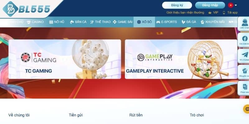Giới thiệu sảnh Xổ Số BL555