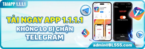 Tải ngay app 1.1.1.1 để truy cập telegram nhanh chóng